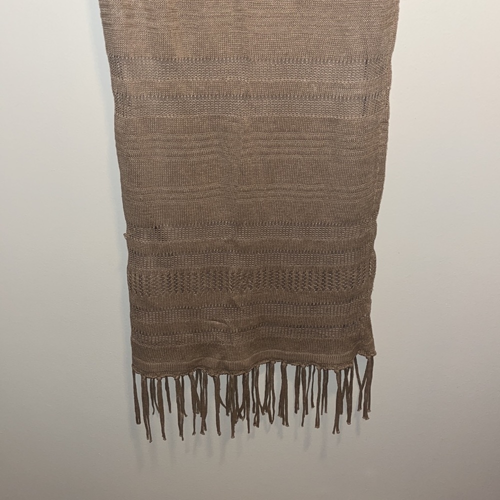 Lost + Wander Dress ‘Ku De Ta’ Crochet Sleeveless Tan Size M/L - Picture 9 of 9